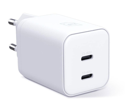 Ładowarka i akumulator 3mk Hyper Charger PD 45W GaN  AVS QC4+ PPS AFC FCP DCP 2C  White